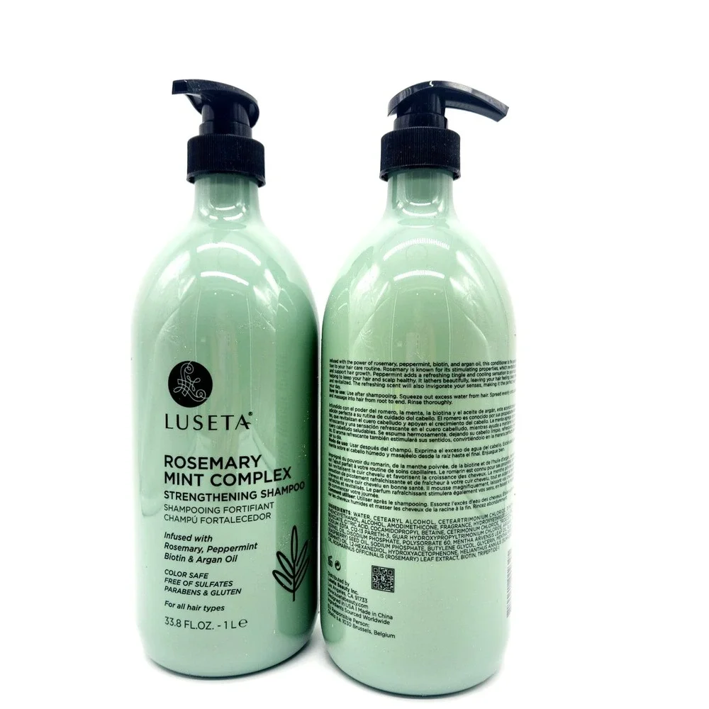 Luseta Hair Growth Set Rosemary Mint Shampoo + Conditioner 33.8oz Each‎ Combo